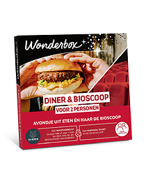 Diner & bioscoop voor 2 personen