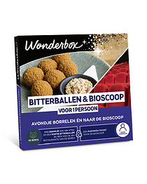 Bitterballen & bioscoop voor 1 persoon